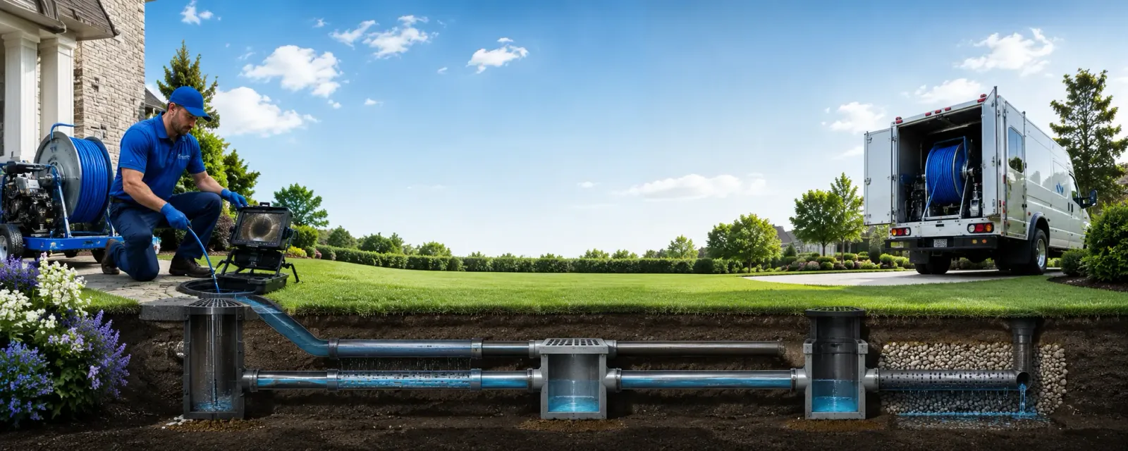 Outdoor drain cleaning information for Norway, KS